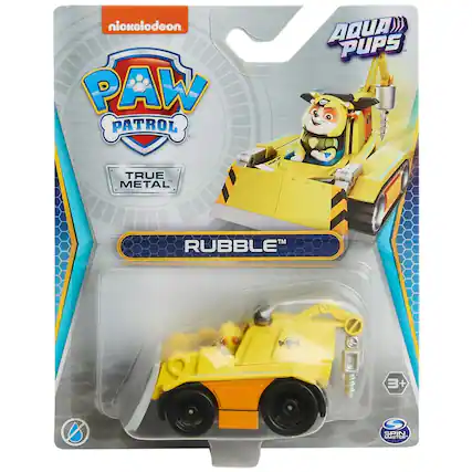 nickelodeon PAW PATROL AQUA PUPS TRUE METAL RUBBLE 3+ SPIN MASTER