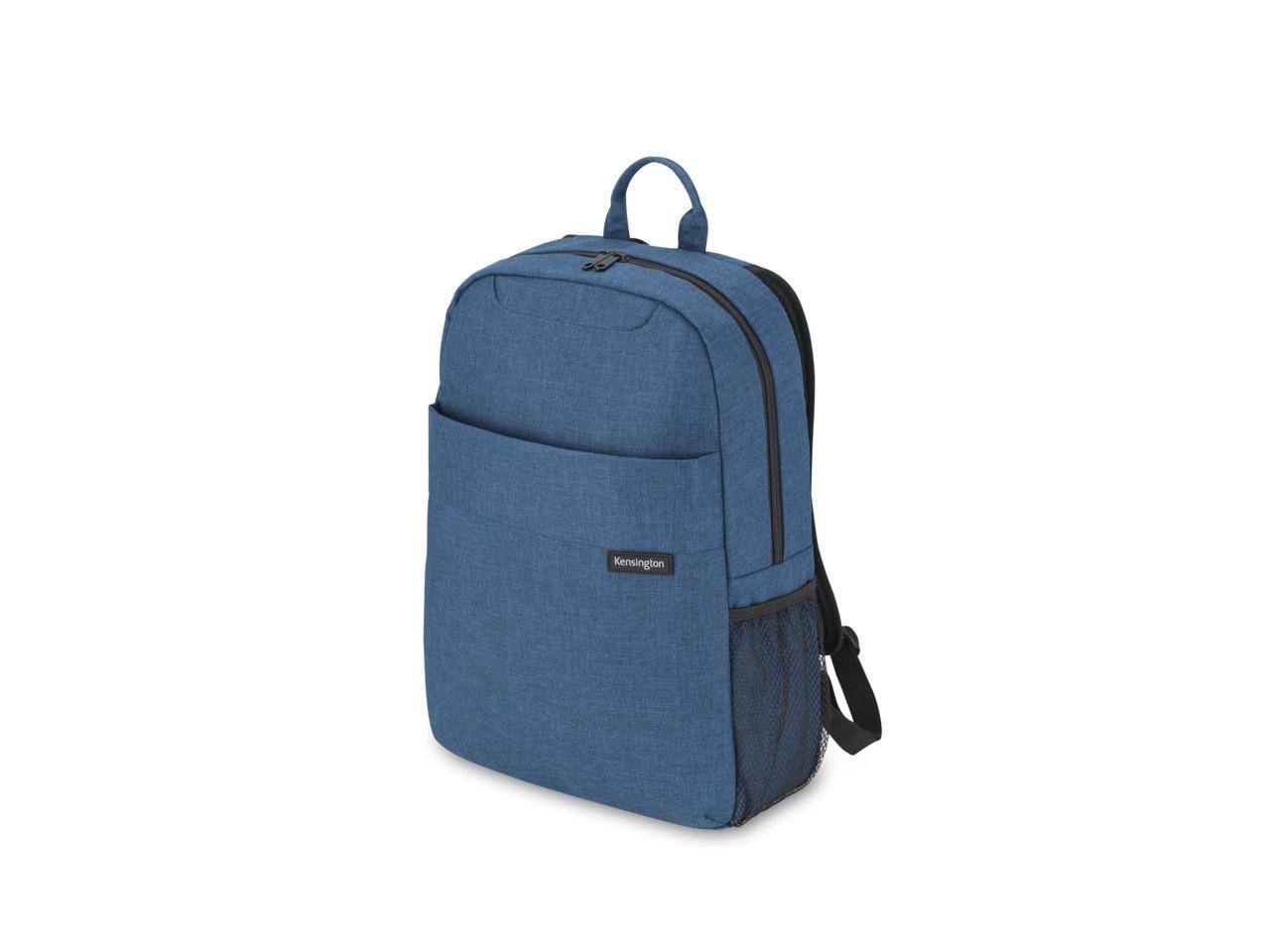 Alt View 7. Kensington - Kensington Simply Portable Lite Backpack for 16" - Navy Blue, Water Resistant, Polyester, Shoulder Strap - Navy Blue.