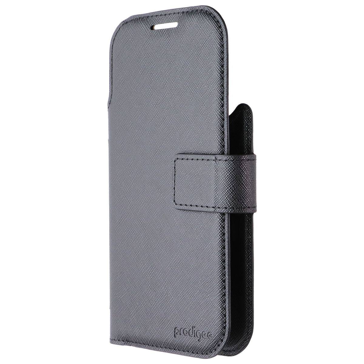 Angle. Prodigee - Flex Folio MagSafe Case for Apple iPhone 18 Pro / 17 Pro - Black.
