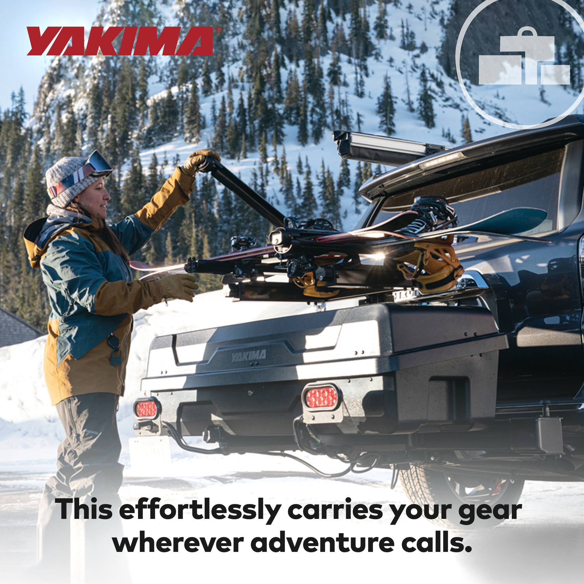 YAKIMA

This effortlessly carries your gear wherever adventure calls.