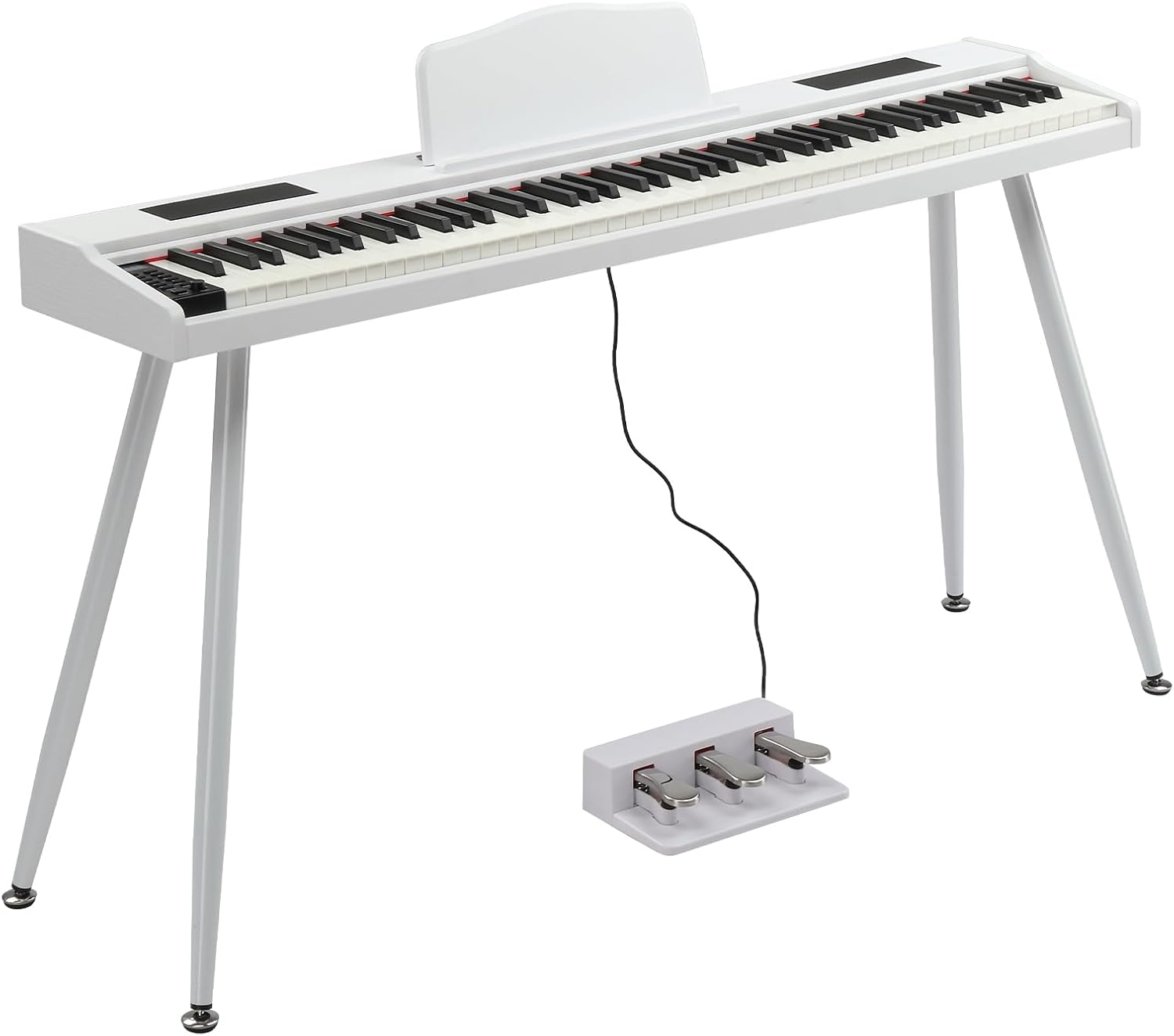 Front. Winado - 88 Key Semi-Weighted Keyboard Piano, Digital Piano Keyboard with Professional Triple Pedal, Bluetooth MIDI Function.