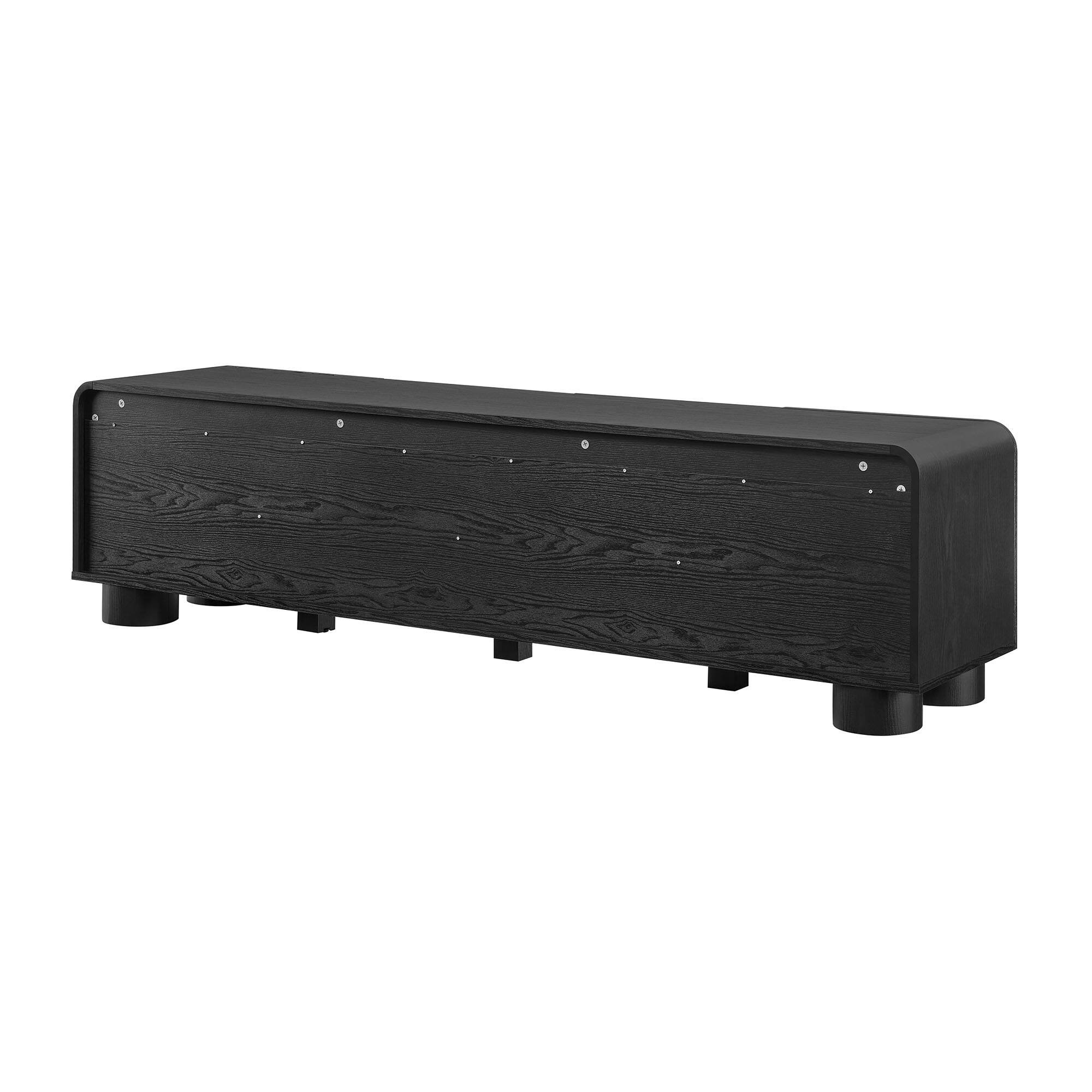 Alt View 1. Modway - Sonnet 69" Low Profile TV Stand by Modway - Black.