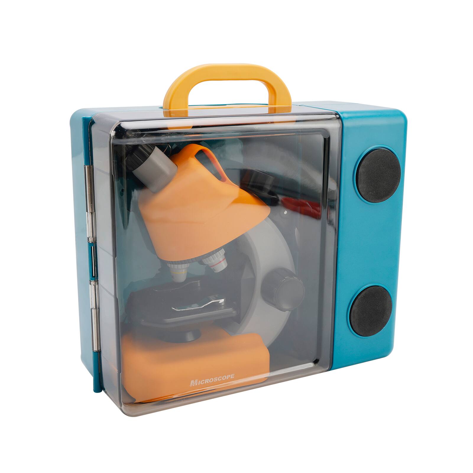 Alt View 7. Topteng - Kids Handheld Microscope LED with 100X-1200X Magnification - Science Toy Kit, Educational Gift Yellow.