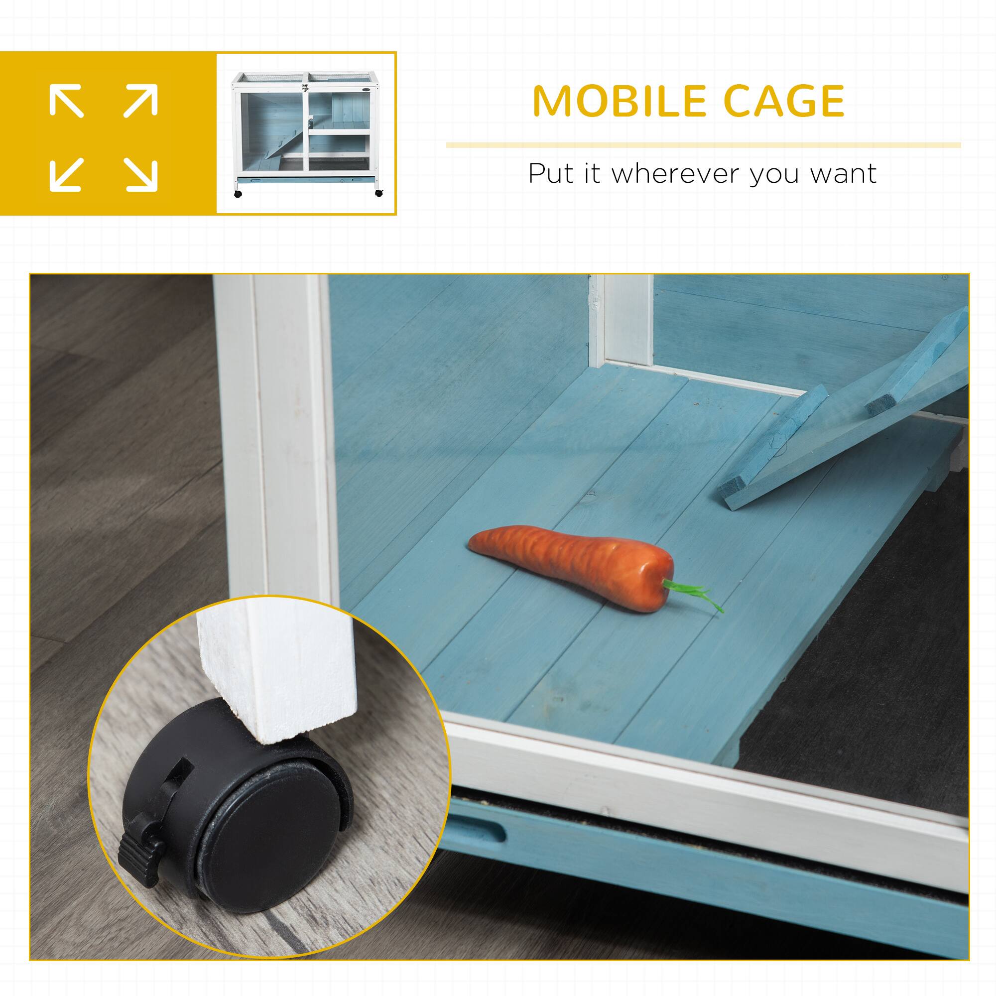 MOBILE CAGE  
Put it wherever you want