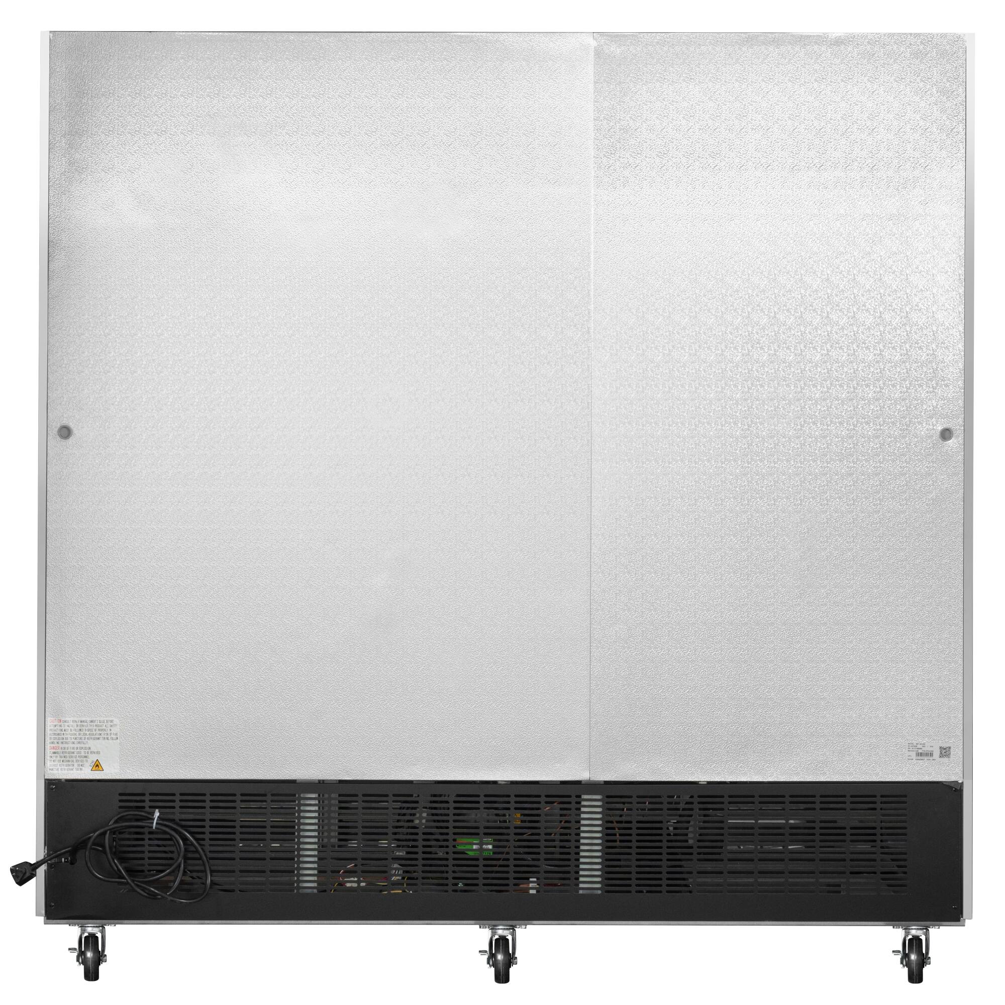 Koolmore 82 in. Commercial Three Door Reach In Freezer 72 cu ft