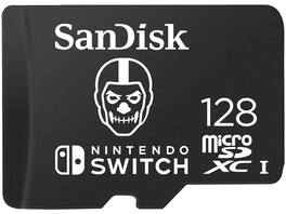 SanDisk - 128GB microSDXC Card Licensed for Nintendo Switch, Fortnite Edition (SDSQXAO-128G-GN6ZG)
