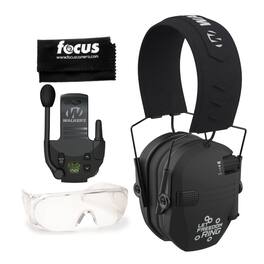 Walker’s - Walkers Razor Walkie Talkie Bundle with Ear Muffs and Accessories - Black