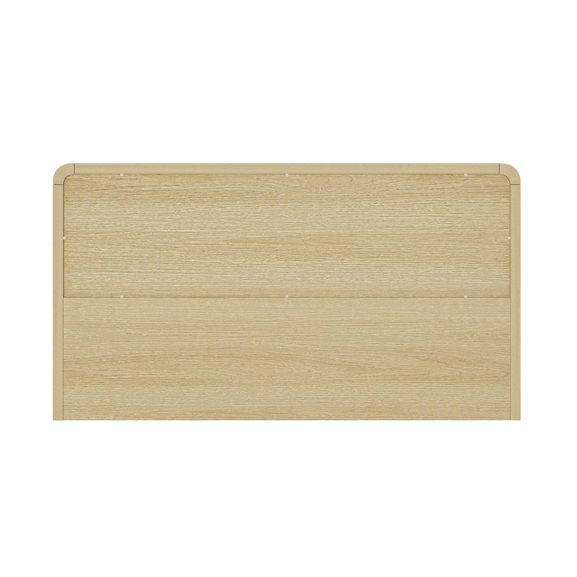 Alt View 4. Manhattan Comfort - Grace Modern 60" Dresser - Natural Oak.