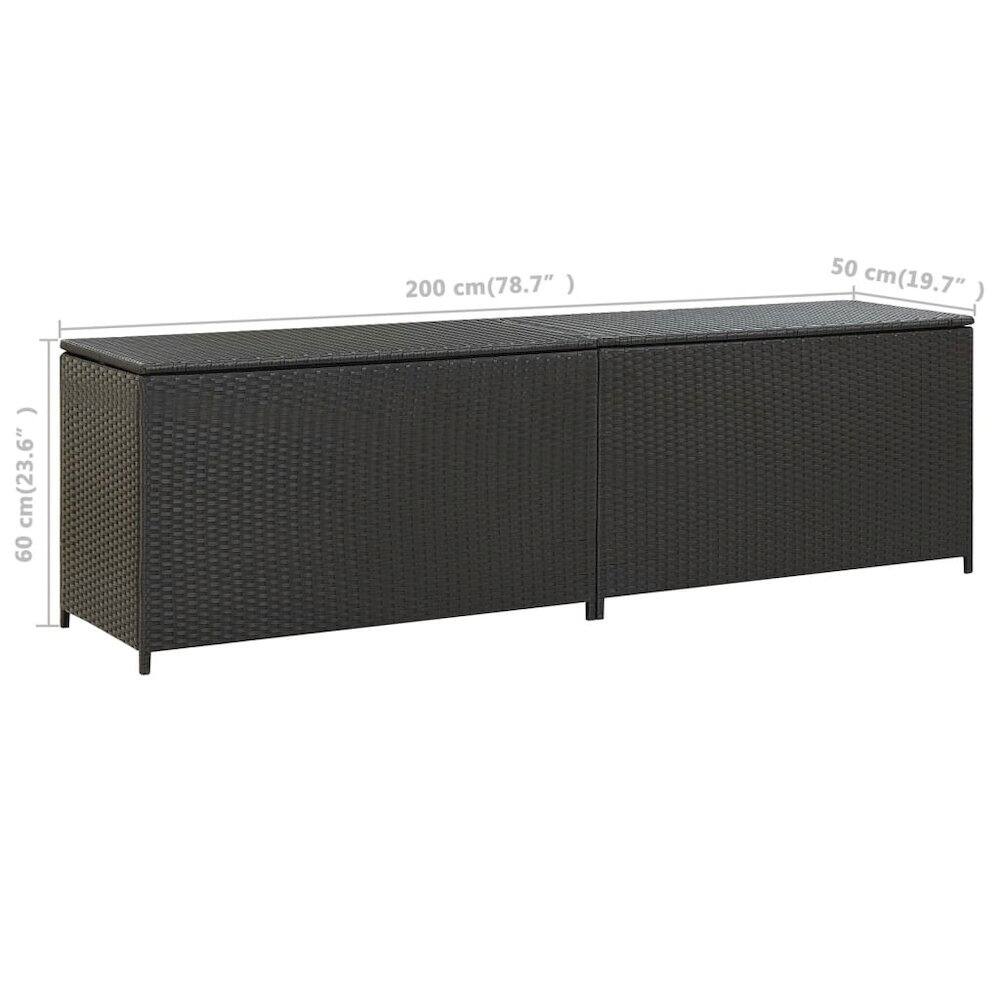 200 cm (78.7") x 50 cm (19.7") x 60 cm (23.6")