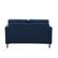 Left. Lifestyle Solutions - Langford Loveseat with Upholstered Fabric and Eucalyptus Wood Frame - Navy Blue.