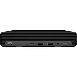 HP - Pro Mini 400 Desktop Computer PC with Intel i7-12700T, 16GB RAM, 512GB SSD, Triple 4K Display, WiFi, Windows 11 Pro - Black