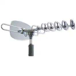 Supersonic - Sc-609 Sc-609 360deg Hdtv Digital Amplified Motorized Rotating Outdoor Antenna - Silver