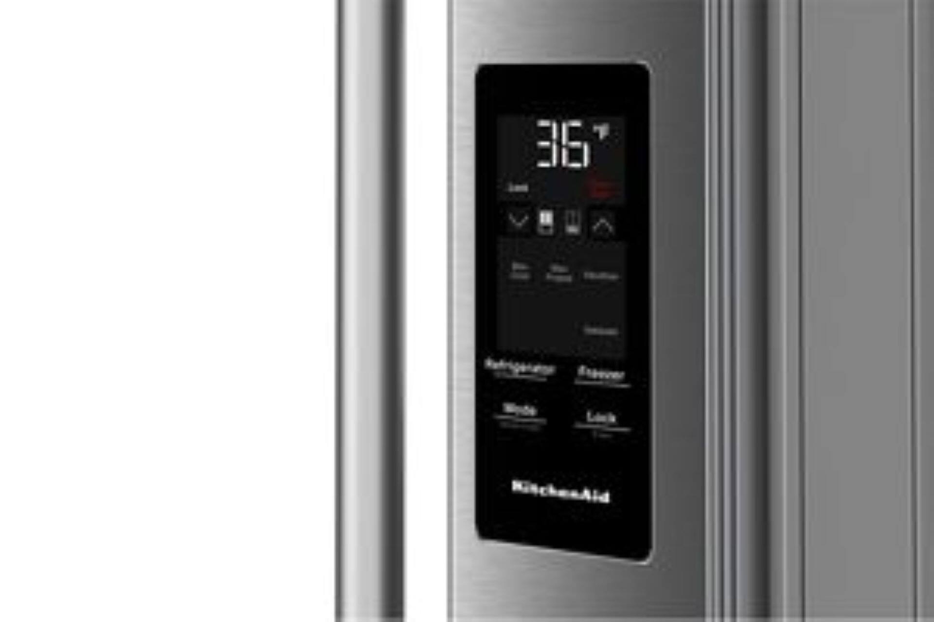 Alt View 3. KitchenAid - 30 Cu. Ft. French Door Refrigerator with Exterior Water and Ice - PrintShield Stainless.