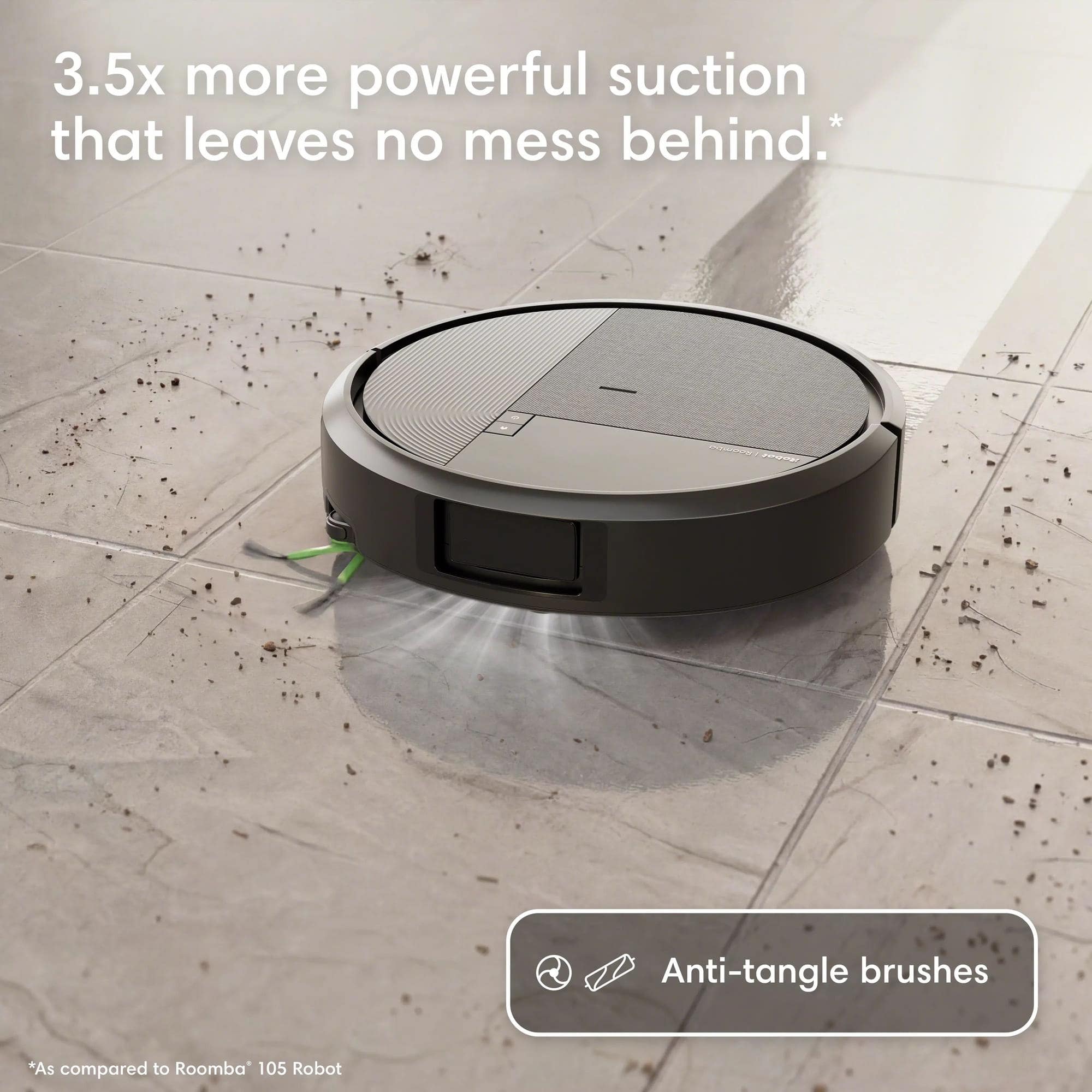 iRobot Roomba Plus 575 Combo + AW (BLK) Black - Best Buy