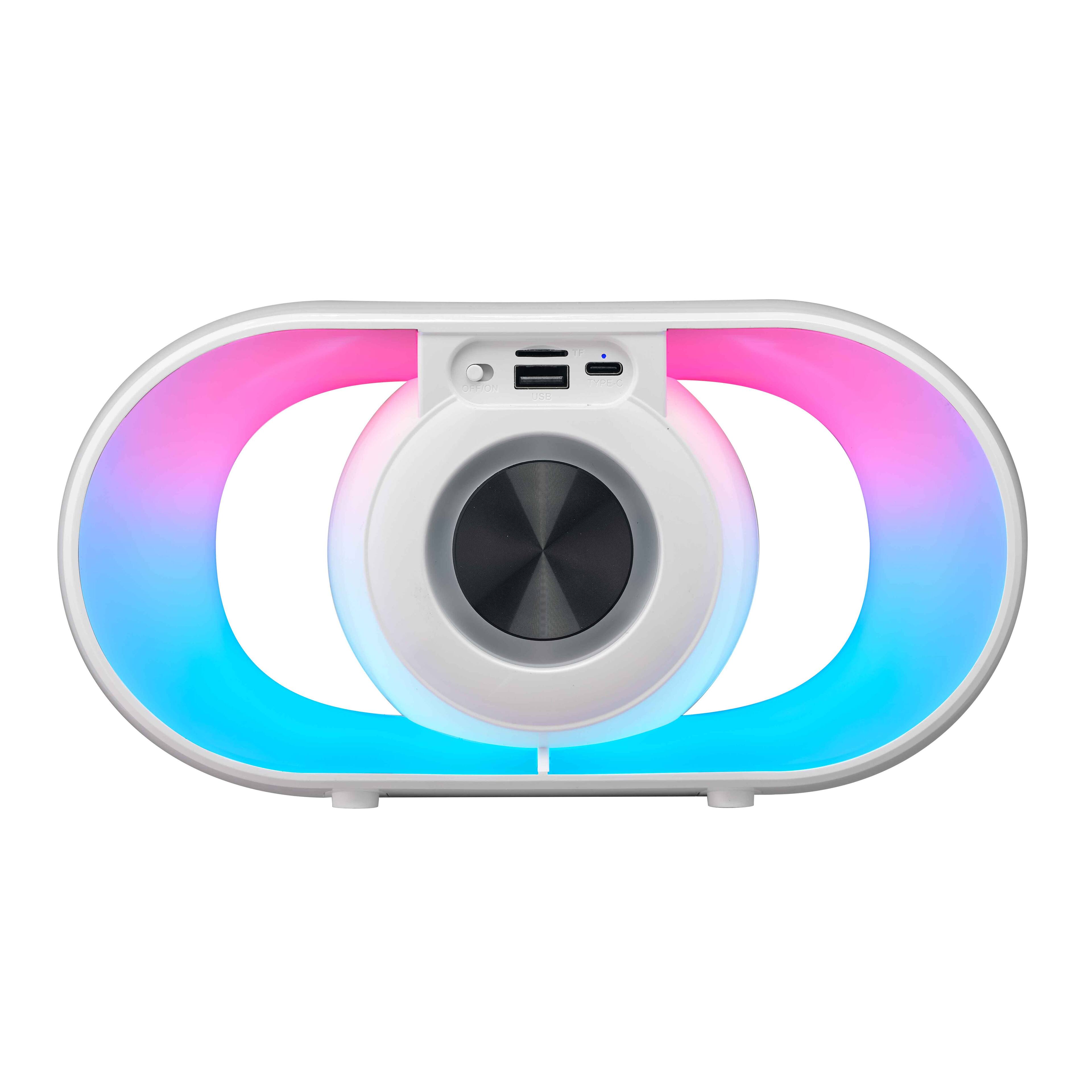 Alt View 1. iLive - iLive "Tunes+" Wireless Bluetooth Speaker with Color Changing LEDs, ISB275W.