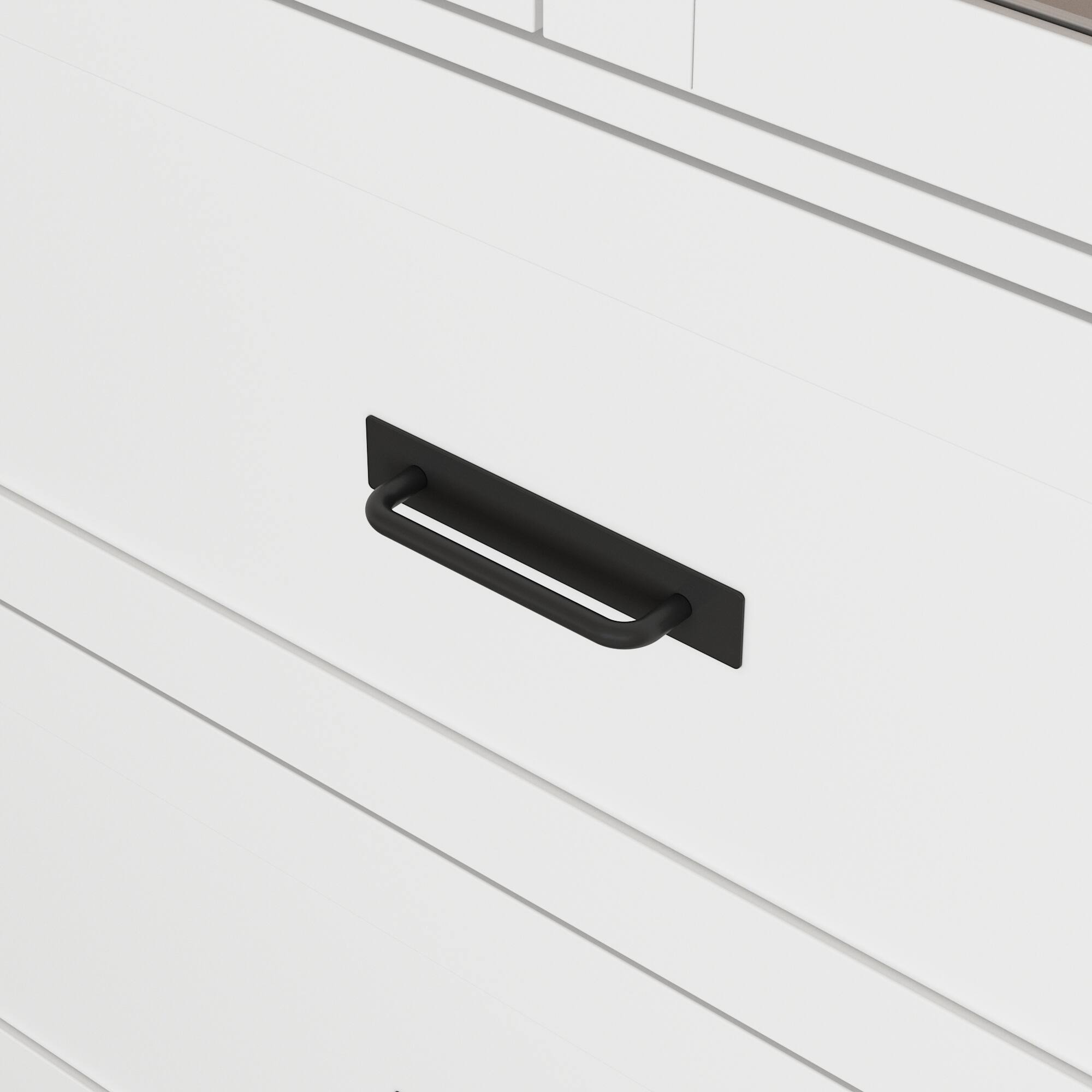 Alt View 7. FUFU&GAGA - Luxury Modern Wardrobe Closet with Glass Doors, LED Lighting System, Hanging Rods, Drawers & Open Shelves - White.