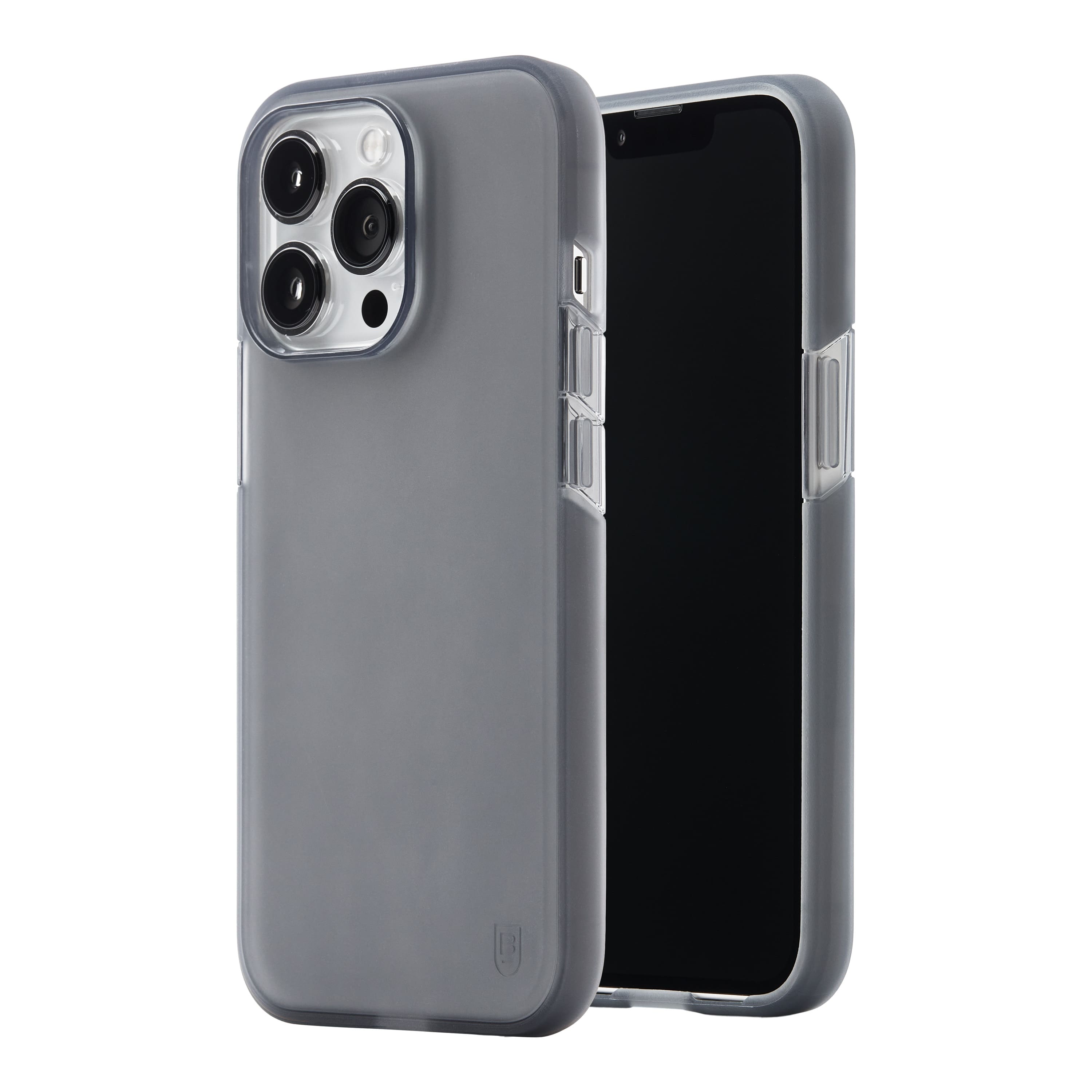 Front. BodyGuardz - Solitude Case for Apple iPhone 13 Pro with Pureguard - Smoke.