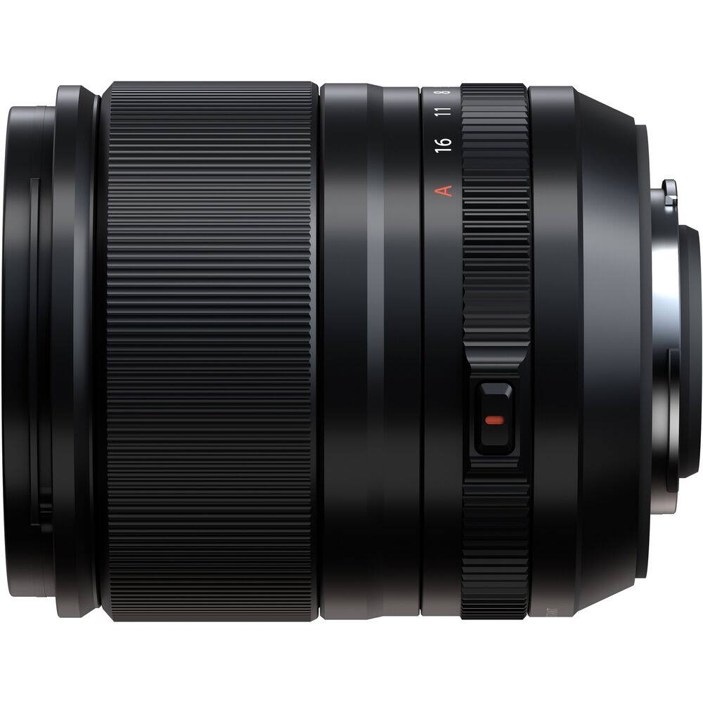 Back. Fujifilm - Fujifilm Fujinon XF 23mm f/1.4 R LM WR Prime Lens + 64GB SD Card Bundle - Black.