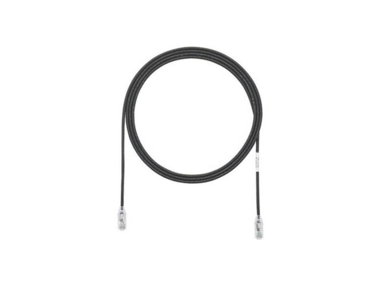 Alt View 3. Panduit - Panduit UTP28SP6BL 6 ft. Cat 6 Black UTP 28AWG CM LSZH Copper Patch Cord.