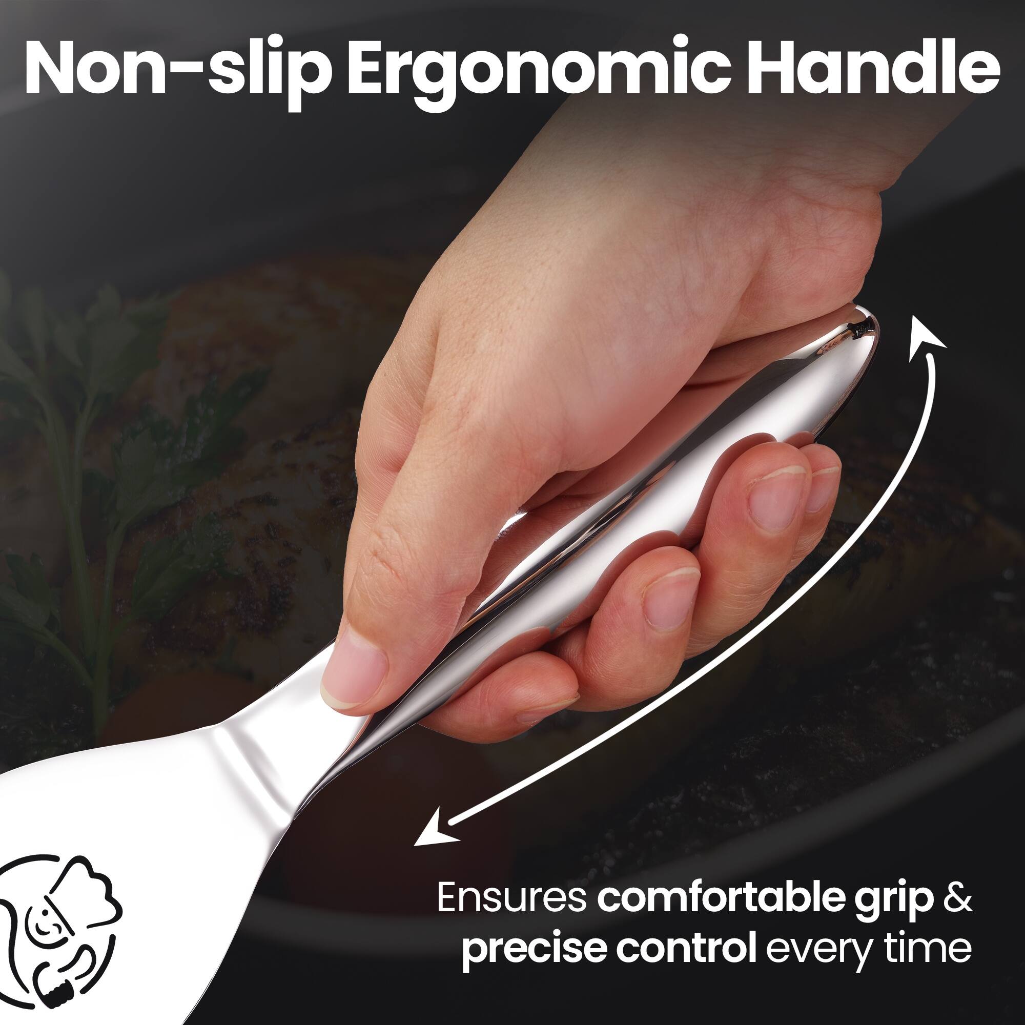 Non-slip Ergonomic Handle

Ensures comfortable grip & precise control every time
