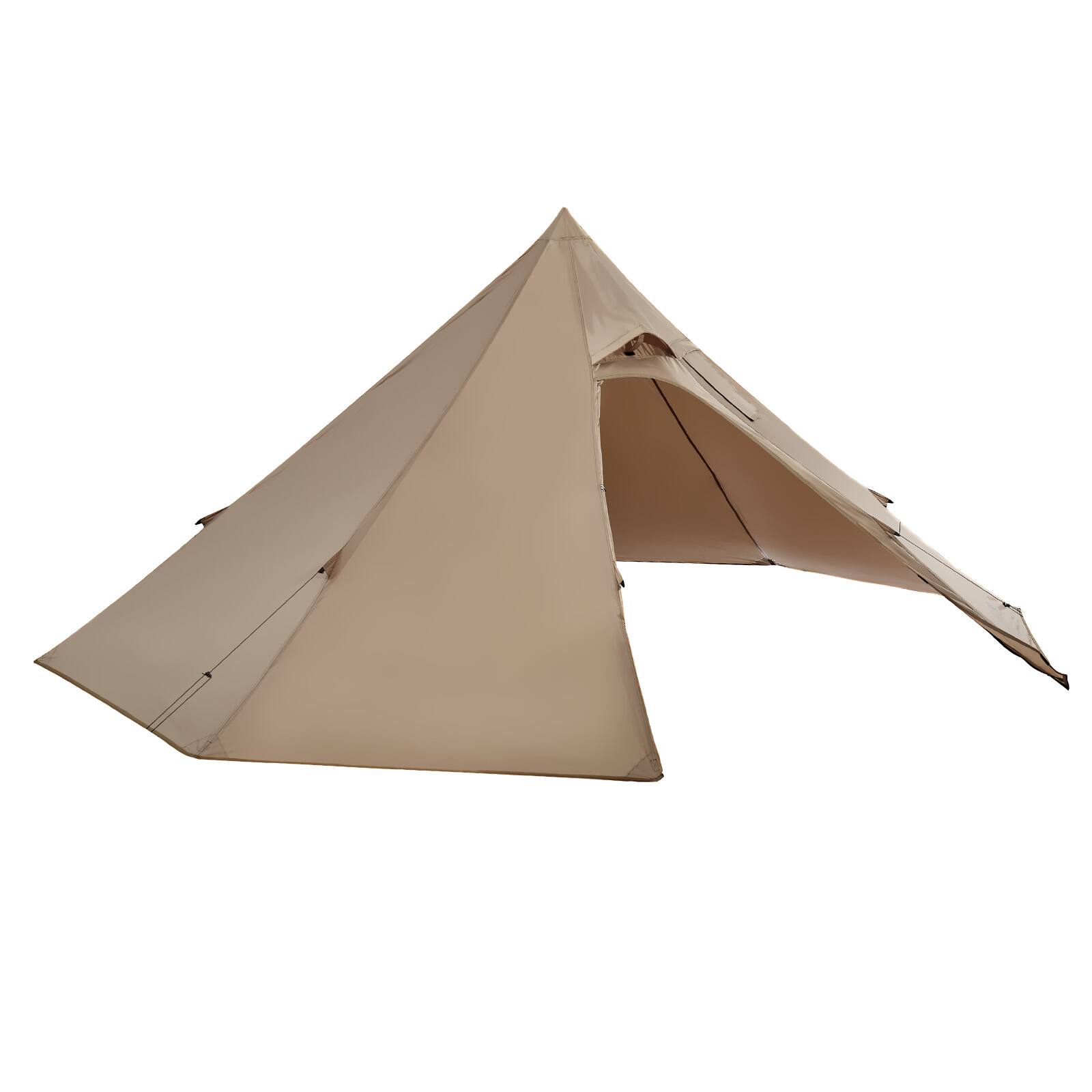 VEVOR Hot Tent for 2 Persons, Portable Winter Tipi Tent with Stove