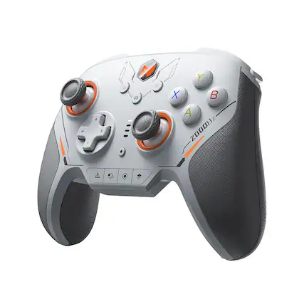 Front. BigBig Won - BIGBIG WON BLITZ 2 Bluetooth Wireless Controller with TMR Joystick for Switch, PC, Android and iOS - Gray - Gray.