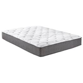 Glintex - 10-Inch King Medium Firm Quilted Hybrid Mattress,Cooling Fabric, Gel Memory Foam, and Edge-Wrapped Coils, CertiPUR-US - Black White
