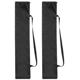 Unique Bargains - 39"x9" Tripod Case, 2pcs Oxford Padded Bag for Camera Gear, Mic, Light Stand - Black