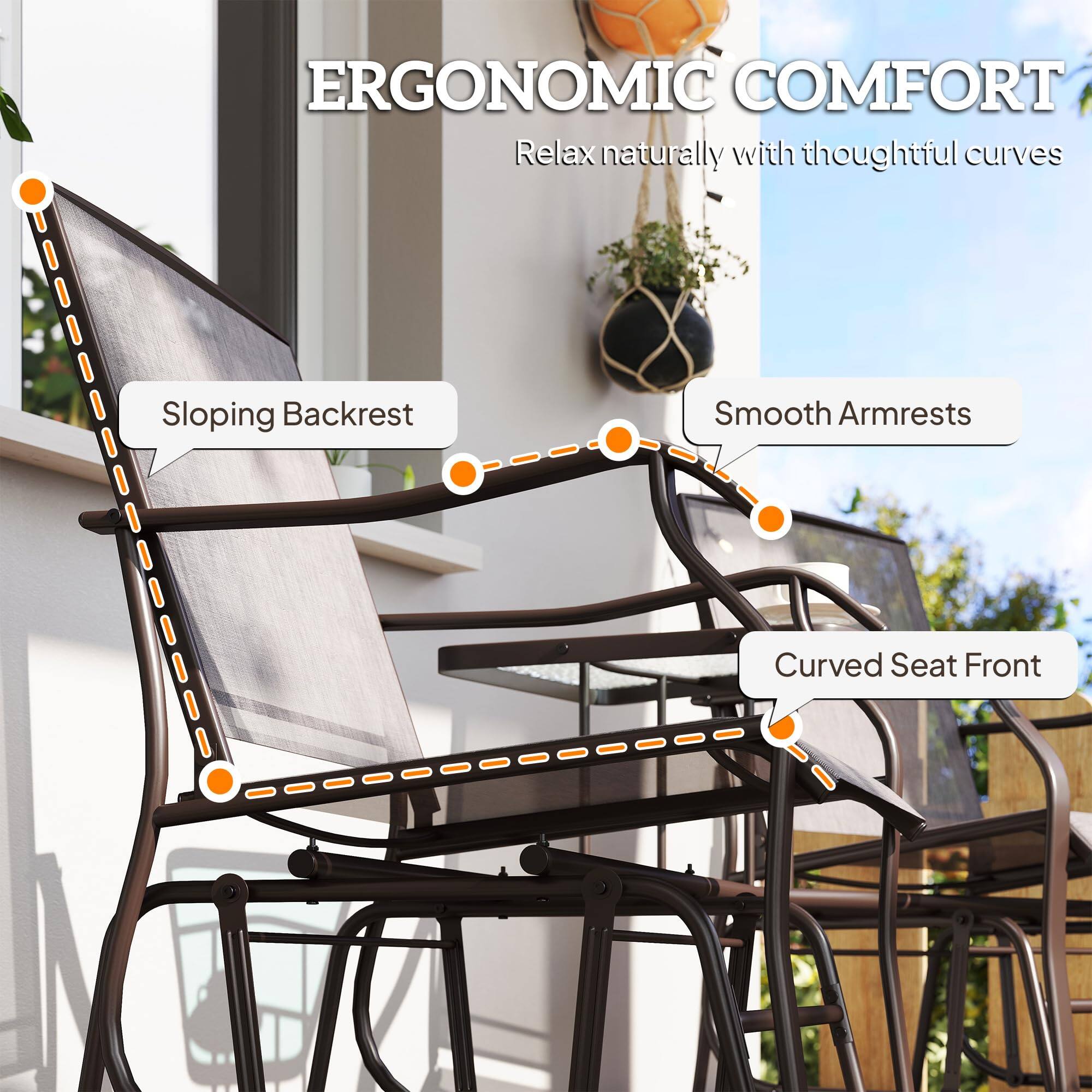 ERGONOMIC COMFORT  
Relax naturally with thoughtful curves

- Sloping Backrest
- Smooth Armrests
- Curved Seat Front
