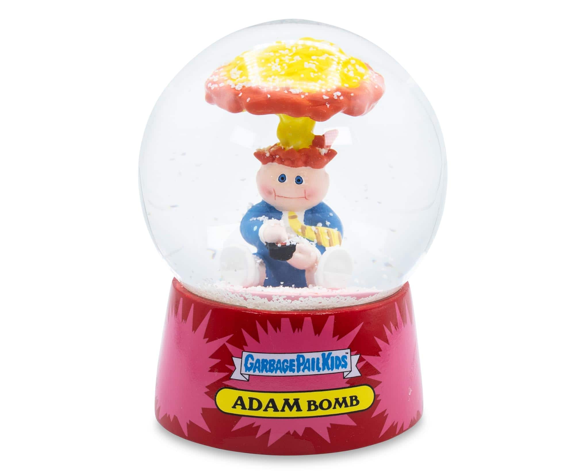 Surreal Entertainment - Garbage Pail Kids Adam Bomb Collectible Snow Globe | 4 Inches Tall - Purple