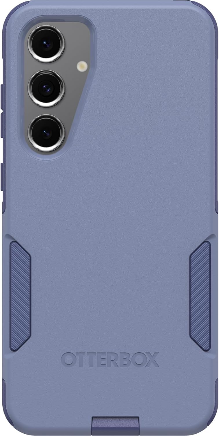 Left. OtterBox - OtterBox Samsung Galaxy S24 FE (Only) - Commuter Series Case - Slim & Tough - Pocket-Friendly - with Port Protection - Denver Dusk (Purple).