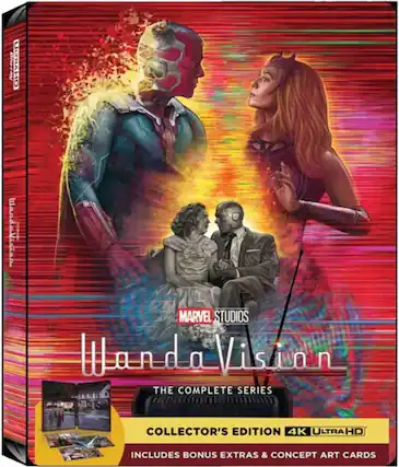Front. WandaVision: The Complete Series (Steelbook) - 4K Blu-Ray.