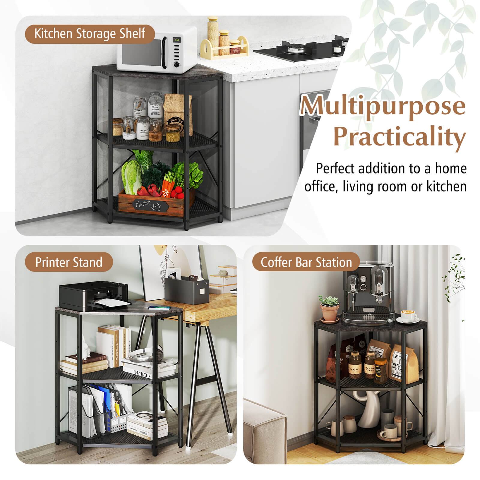 Kitchen Storage Shelf  
Multipurpose Practicality  
Perfect addition to a home office, living room or kitchen  

Printer Stand  

Coffer Bar Station