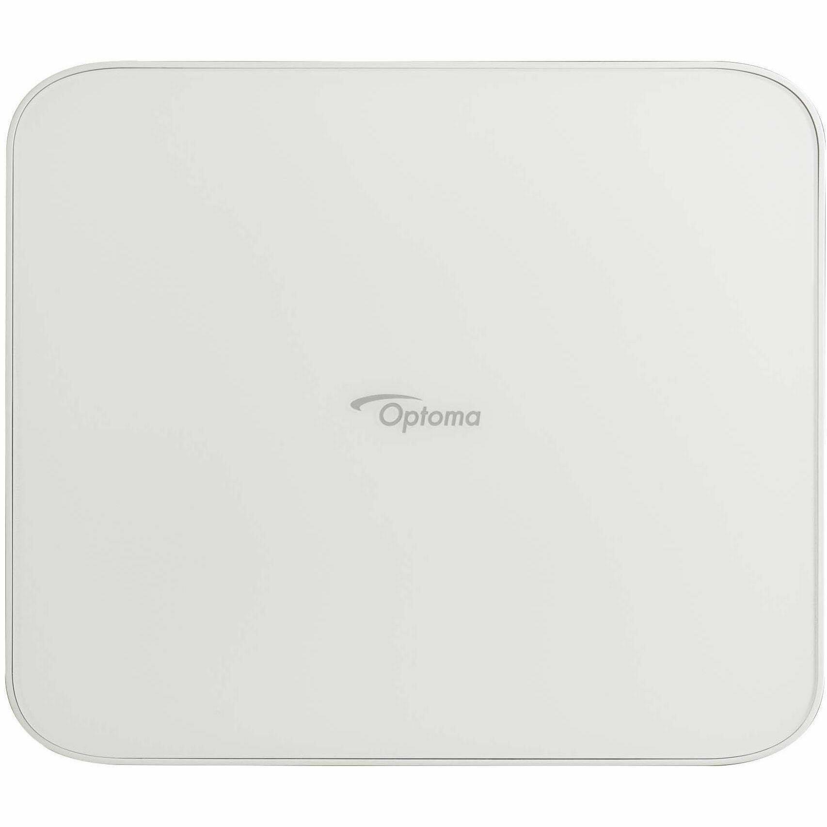 Alt View 8. Optoma - Optoma ML1080ST Short Throw DLP Projector - 16:9 - Portable - White - High Dynamic Range (HDR) - Front - 1080p - 30000 - White.