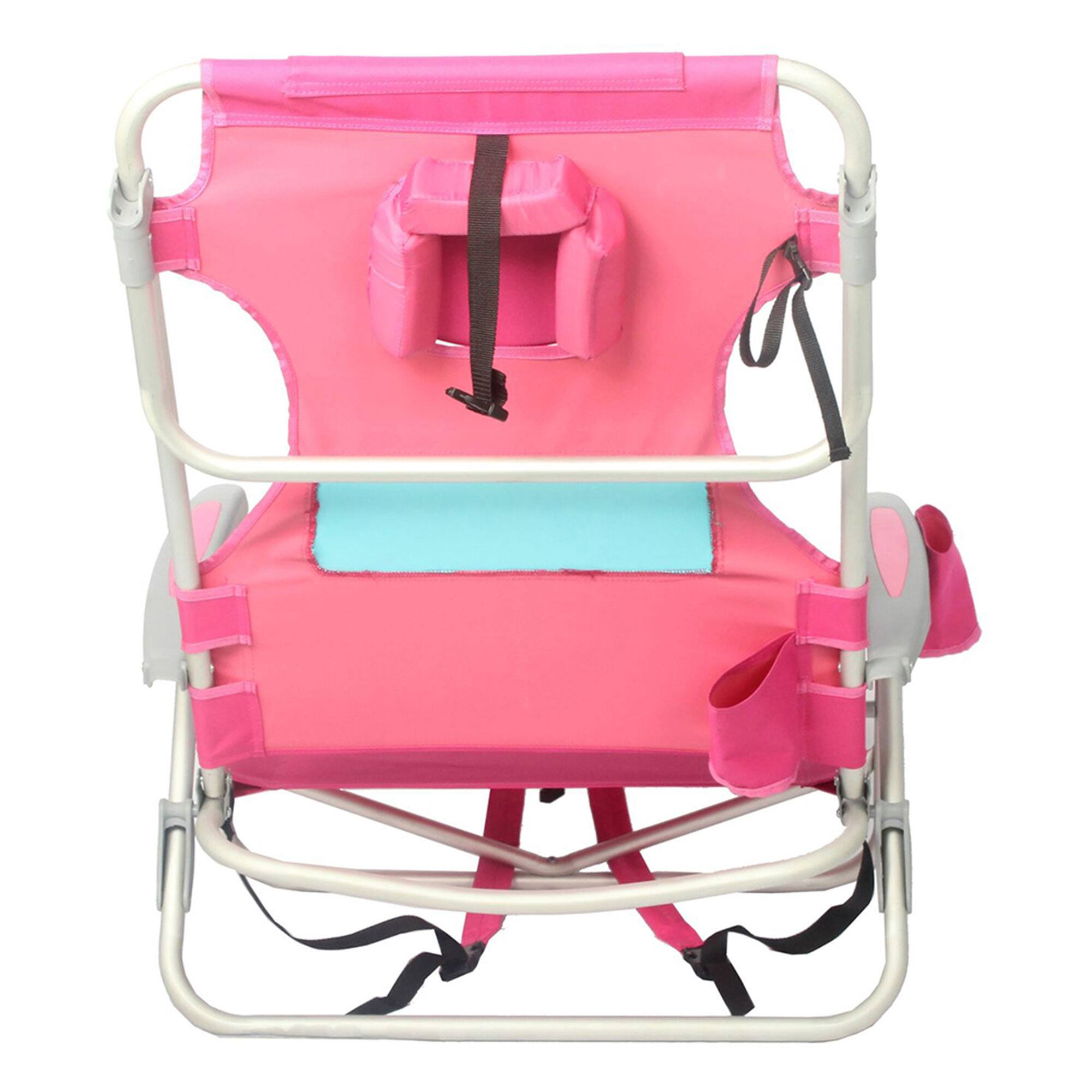 Alt View 7. Ostrich - Ostrich Outdoor Beach Ladies Comfort On Your Back Beach Chair, Pink (2 Pack) - Pink.
