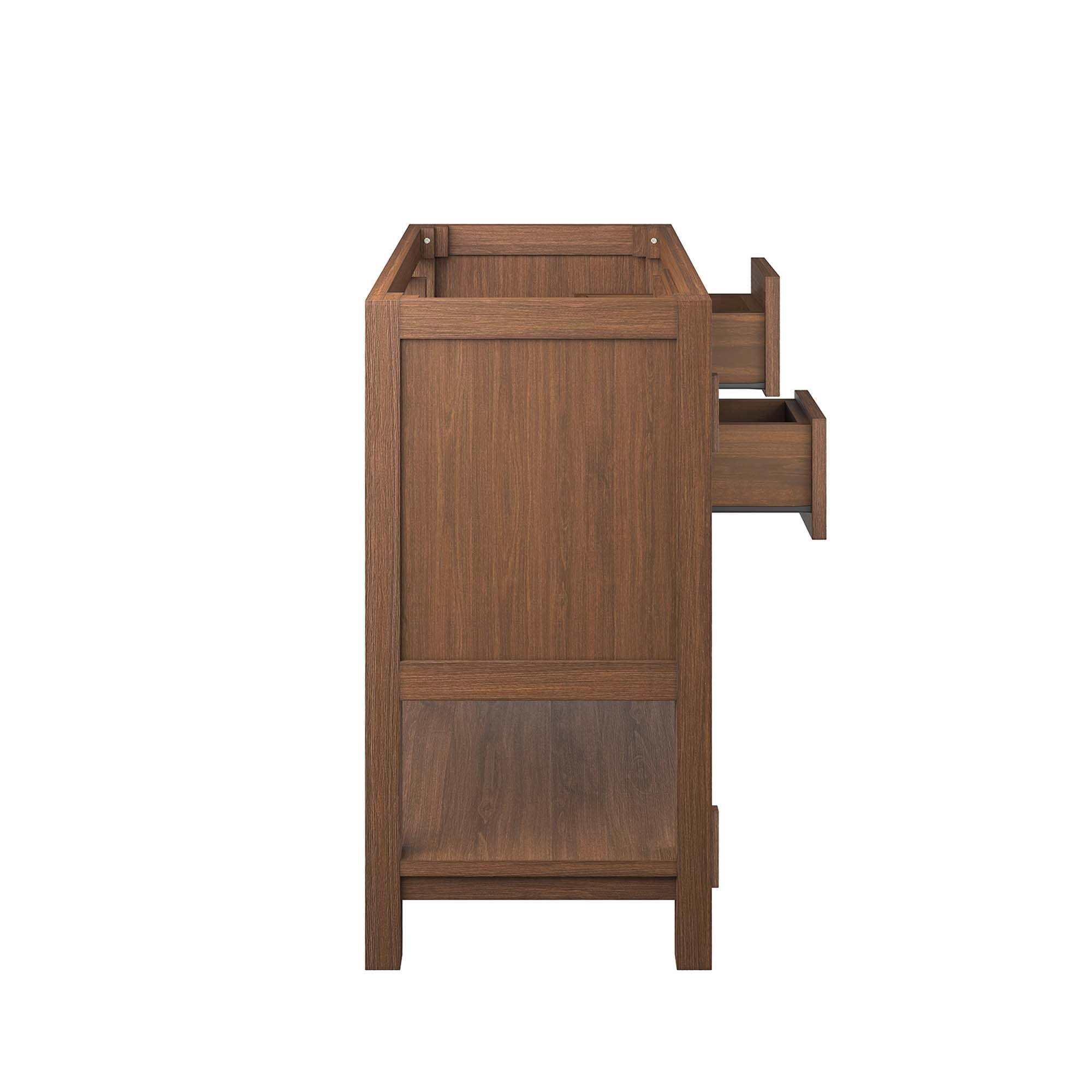 Alt View 6. Modway - Ashlyn Bathroom Cabinet Basin Not Included by Modway - Walnut.