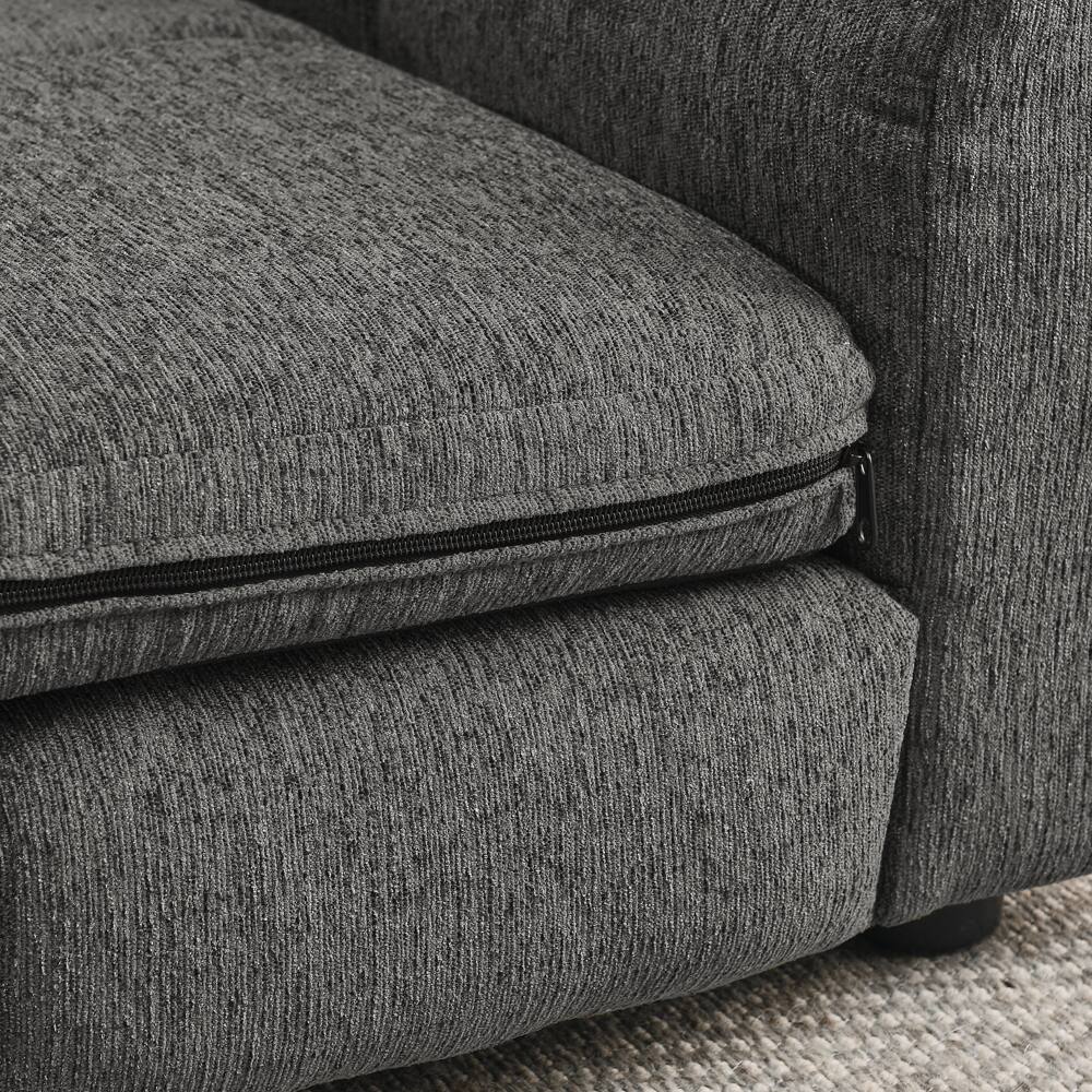 Alt View 2. APRILSOUL - Soft and comfortable pet bed for big and oversized dogs durable elevated dog sofa bed comfortable dog sofa DARK GRAY.