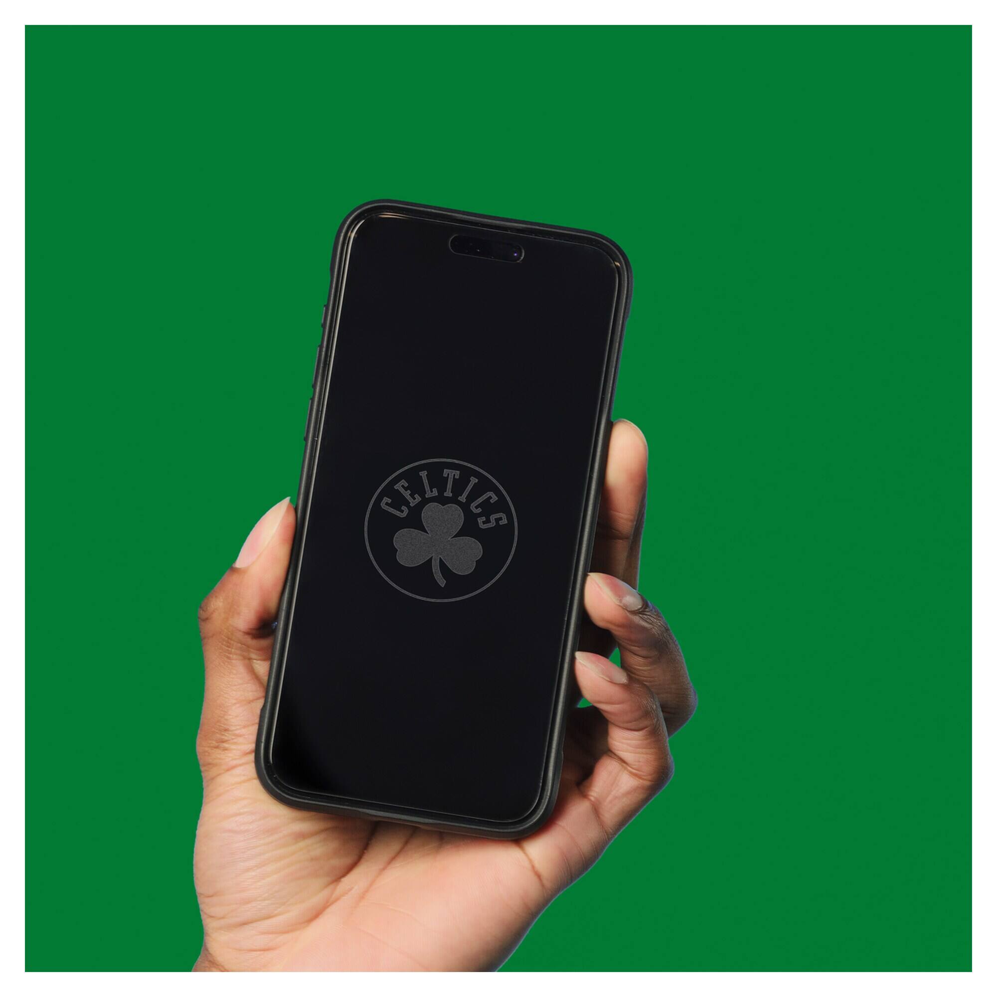 Alt View 3. Screen Skinz - Boston Celtics iPhone Clear Screen Protector - 17 Pro - Multicolor.