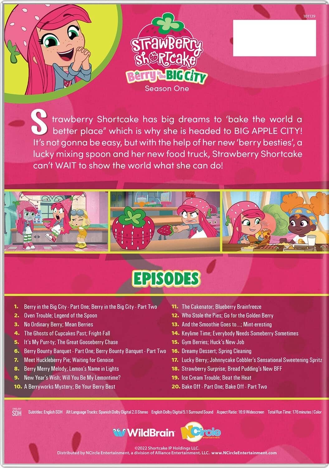 Strawberry Shortcake: Berry In The Big City Season 1 DVD [2 Discs