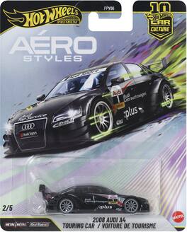 Mattel - Hot Wheels Premium: Aéro Styles 2008 Audi A4 Touring Car - COLLECTIBLES - Multicolor
