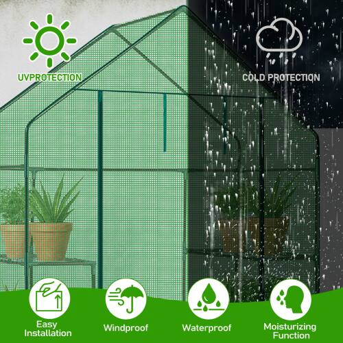 UV Protection  
Cold Protection  
Easy Installation  
Windproof  
Waterproof  
Moisturizing Function