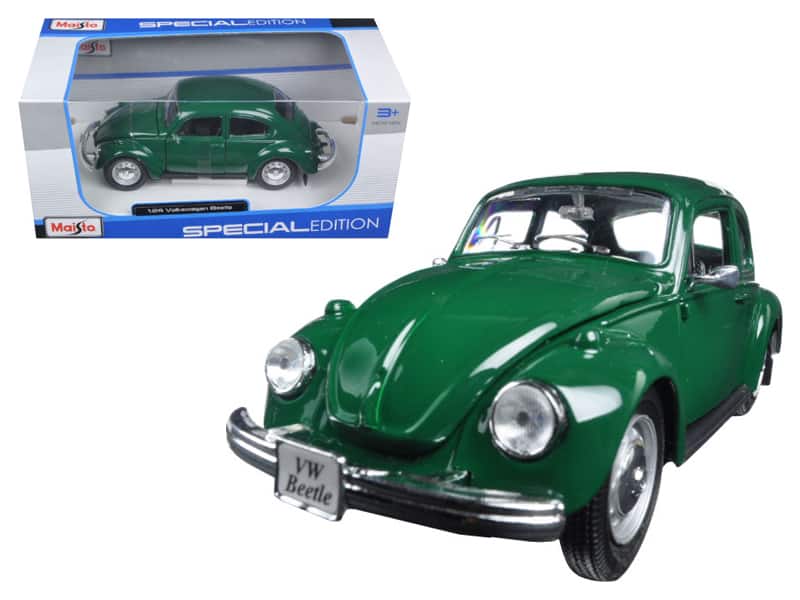 1973 Volkswagen Beetle Green 1/24 Diecast Model Car by Maisto price history on PriceWatchPro