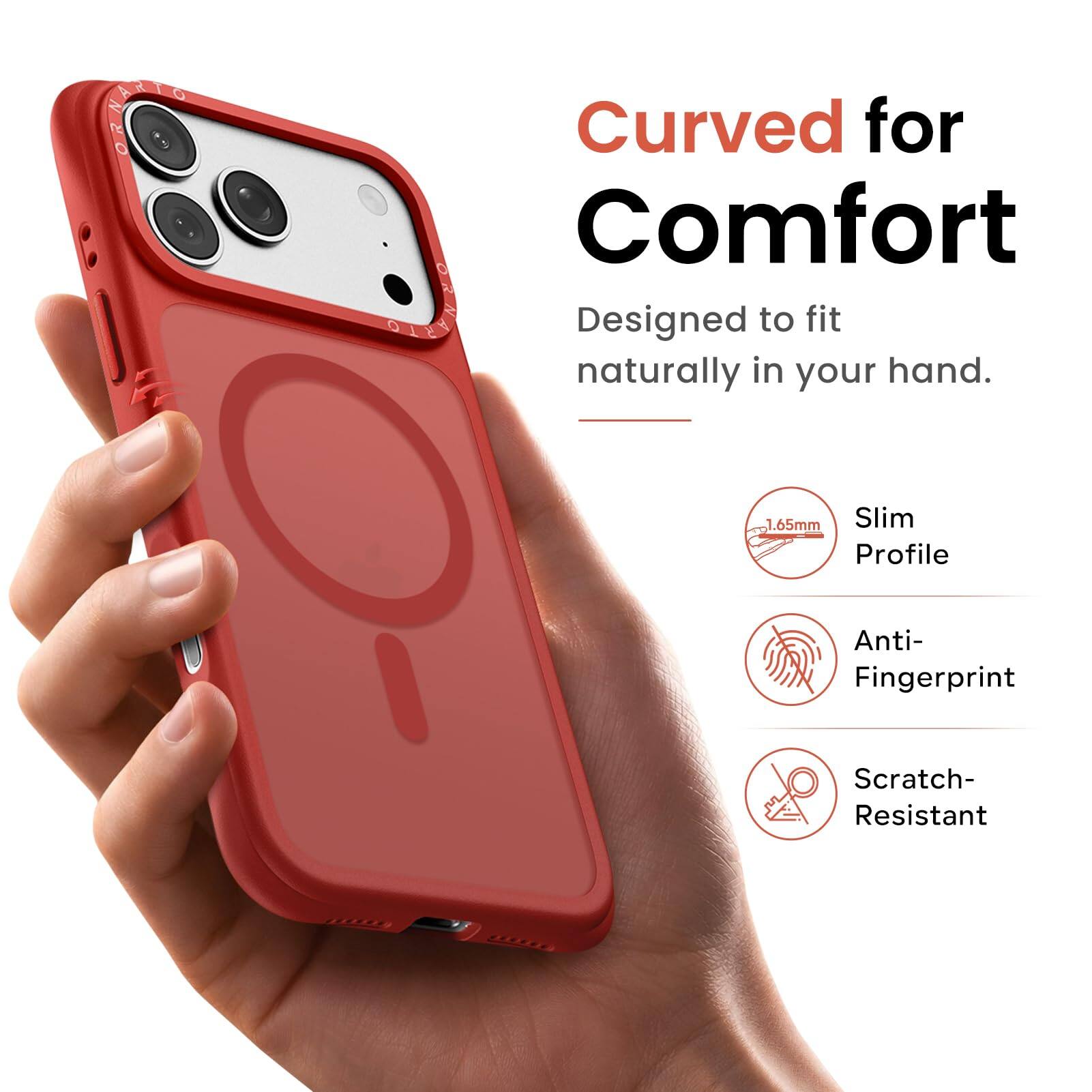 BRIGHLANCE  
Curved for Comfort  
Designed to fit naturally in your hand.  
1.65mm Slim Profile  
Anti-Fingerprint  
Scratch-Resistant