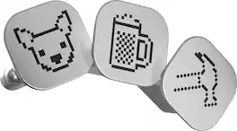 Ledger - Nano Gen 5 Badges pack of 3 - set 1