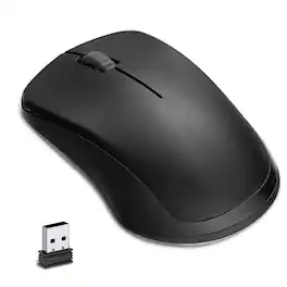 Cozy Serene - Wireless Mouse Silent USB 1680 2.4ghz Cordless With Receiver Dpi Buttons Computer - Wireless - Black