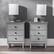 Alt View Zoom 11. Walker Edison - Modern 2-Piece 3-Drawer Nightstand Set - Gray.