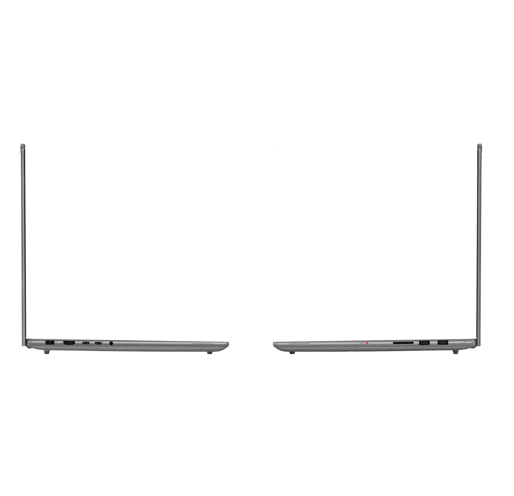 Alt View 7. Lenovo - Yoga Pro 9i Laptop 16.0 2.8K Display (Ultra 9-285H, 32GB, 1TB  SSD, GeForce RTX 5050, Win 11 Pro) w/USB Hub - Luna Grey.