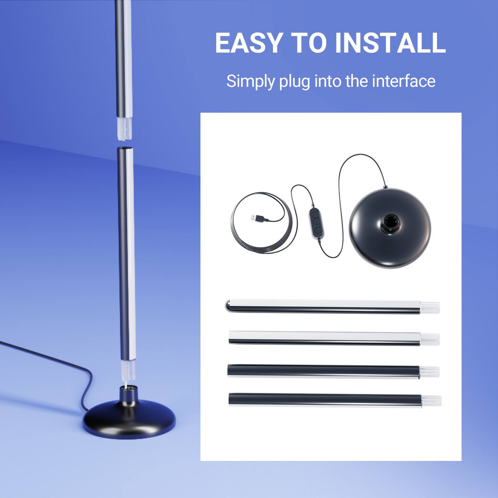 EASY TO INSTALL  
Simply plug into the interface