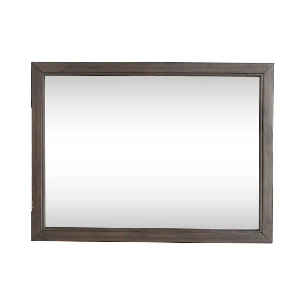 Back. Liberty Furniture Industries - Modern Edge Landscape Mirror for Bedroom Dresser Mount - Caffe - Caffe Brown.