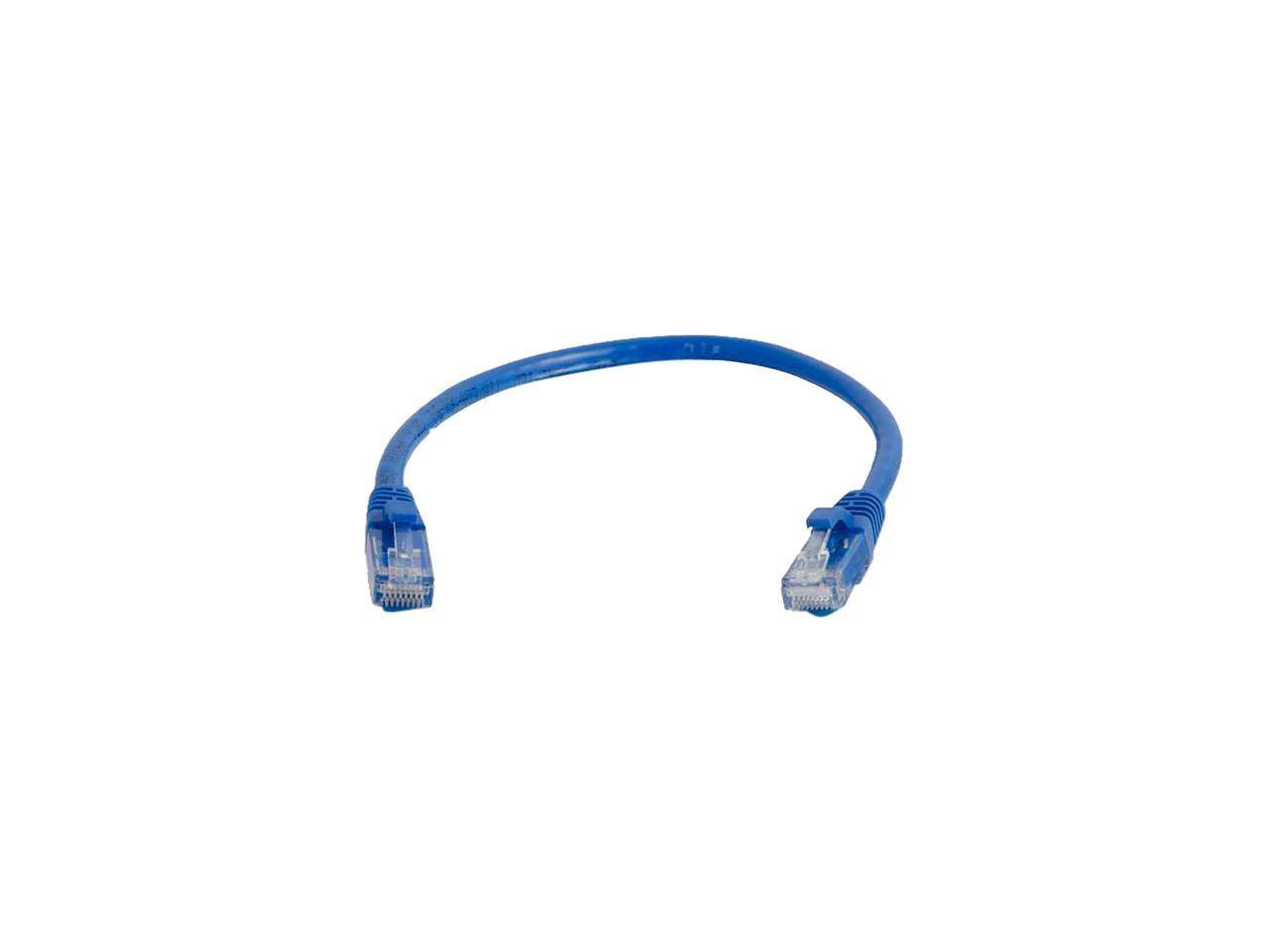 Alt View 1. Cables to Go - C2G 00695 Cat6a Cable - Snagless Unshielded Ethernet Network Patch Cable, Blue (7 Feet, 2.13 Meters) - Black.